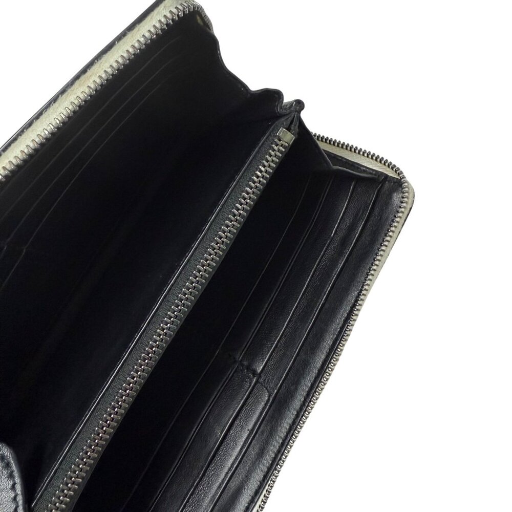 BALENCIAGA Smooth Calfskin Logo Rainbow Ville Continental Zip Around Wallet - Picture 12 of 12